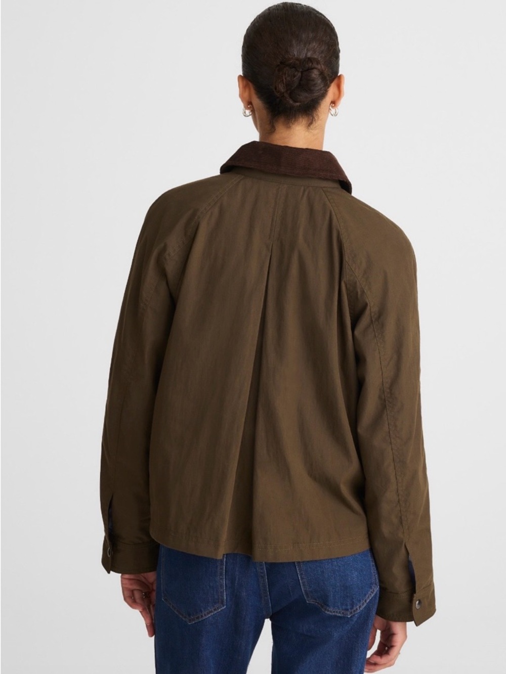 New! Tag Removed - Madewell Olive Green Utility Jacket - NEVER WORN - Picture 4 of 5